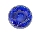 Bavarian Crystal "Azure Antiquities" Bowl c. 1970s
